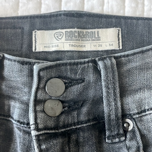 Rock&Roll Women's Midrise Trouser Size 25 - Picture 3 of 6
